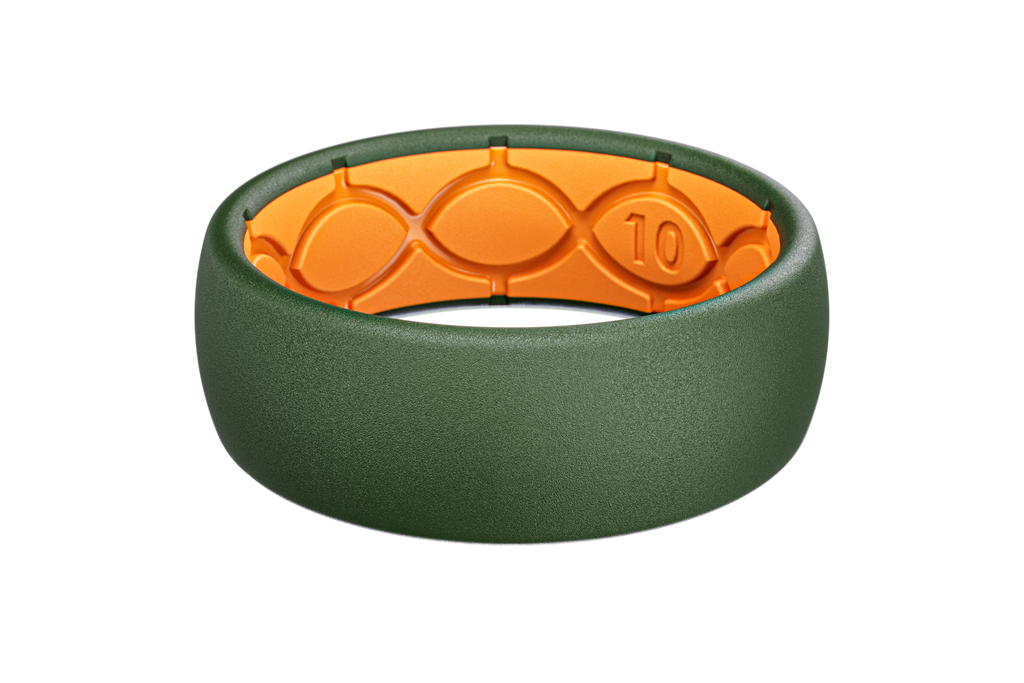 Solid Moss Green Ring